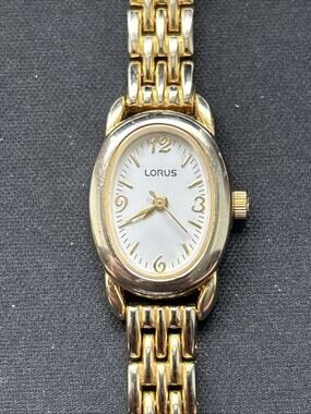 Lorus Gold Tone White Dial Women’s Quartz Watch